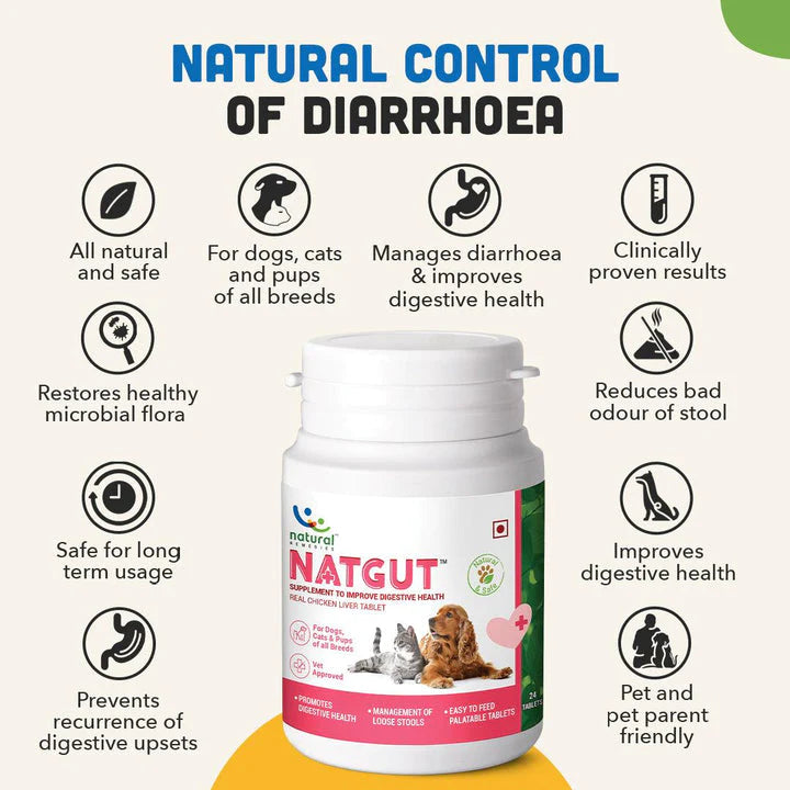 NATGUT – Digestive Supplement For Dogs & Cats