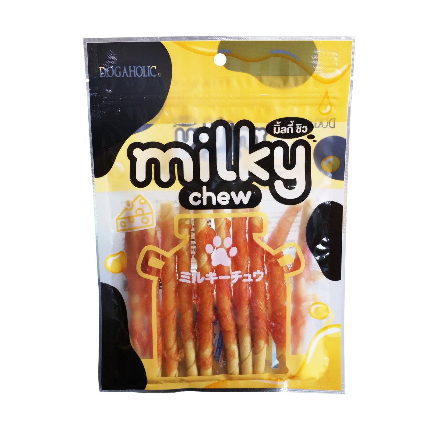 Dogaholic Cheese Milky Chew Chicken Stick Style