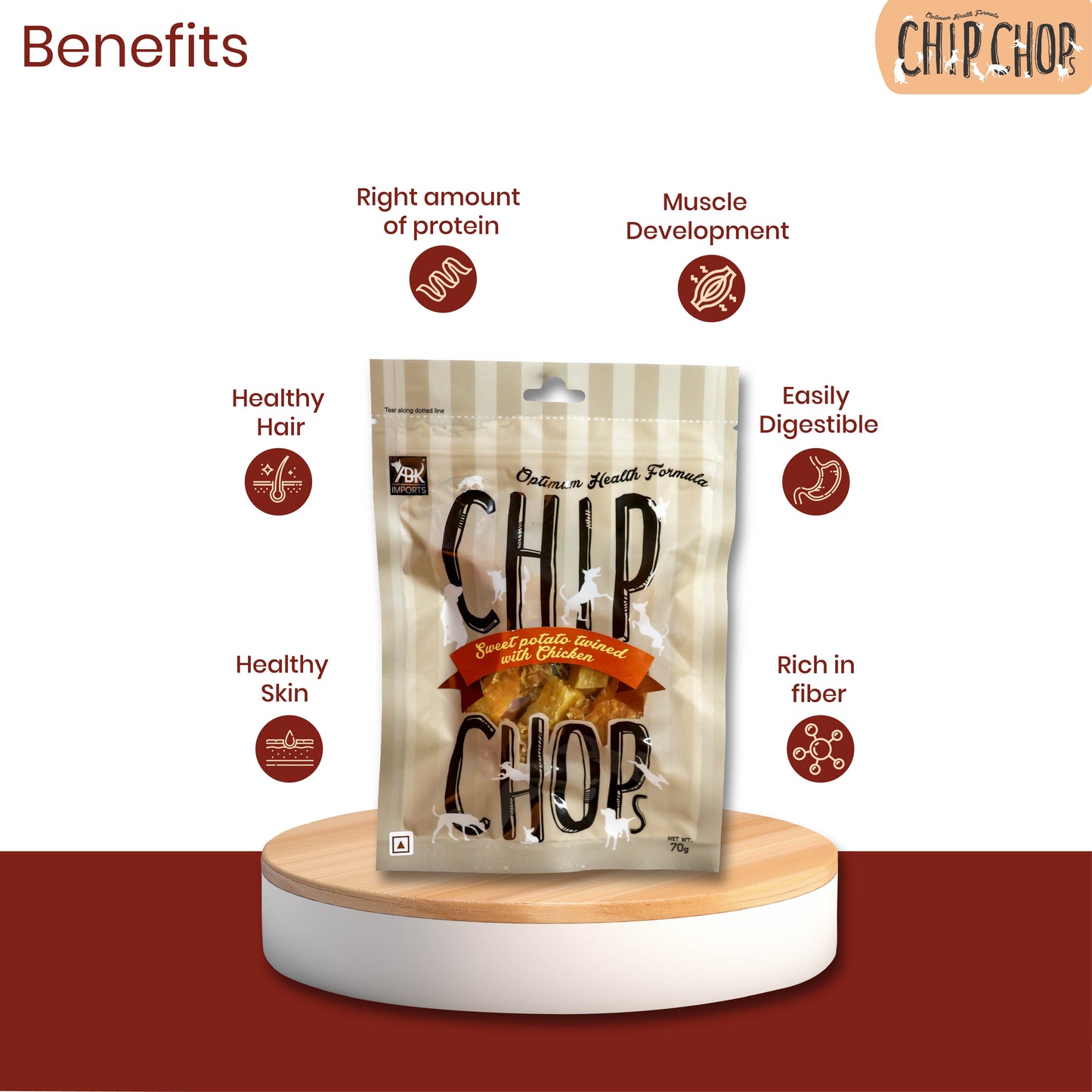 Chip Chops Sweet Potato Chicken 70g