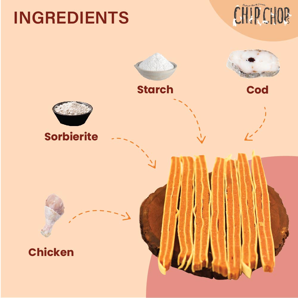 Chip Chops Chicken and Codfish Rolls Sandwich 70g