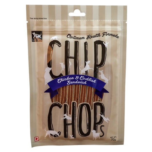 Chip Chops Chicken and Codfish Rolls Sandwich 70g