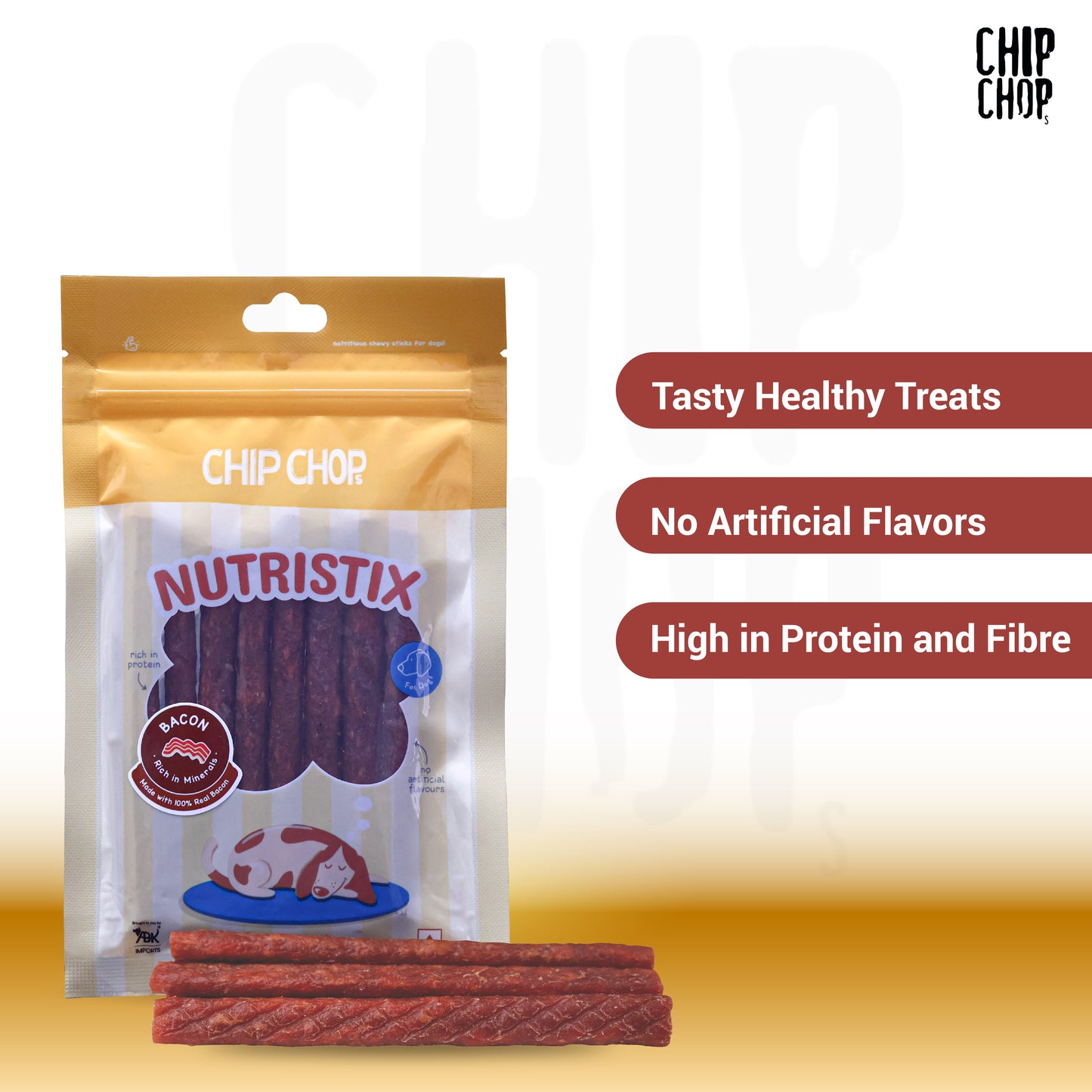 Chip Chops Nutristix Bacon Flavour