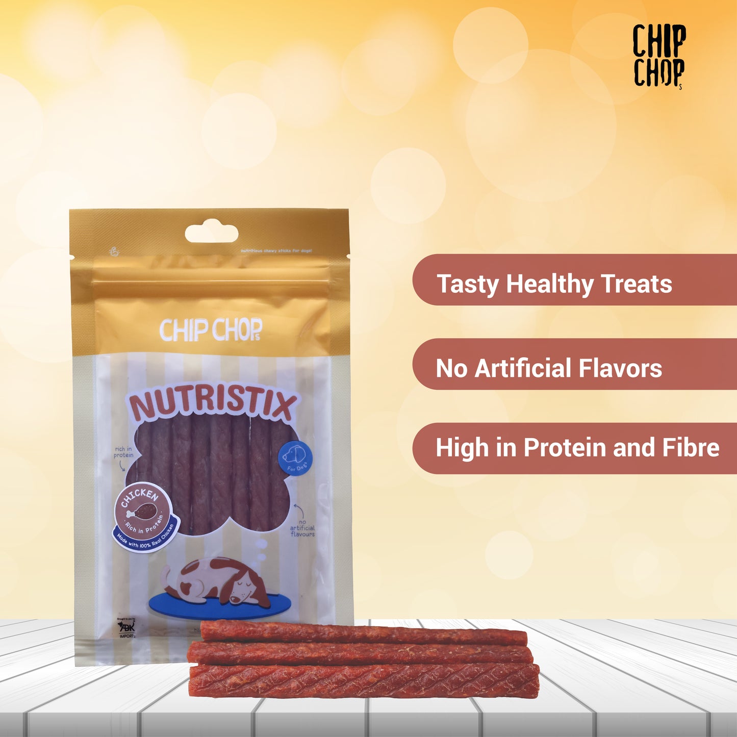 Chip Chops Nutristix Chicken Flavour