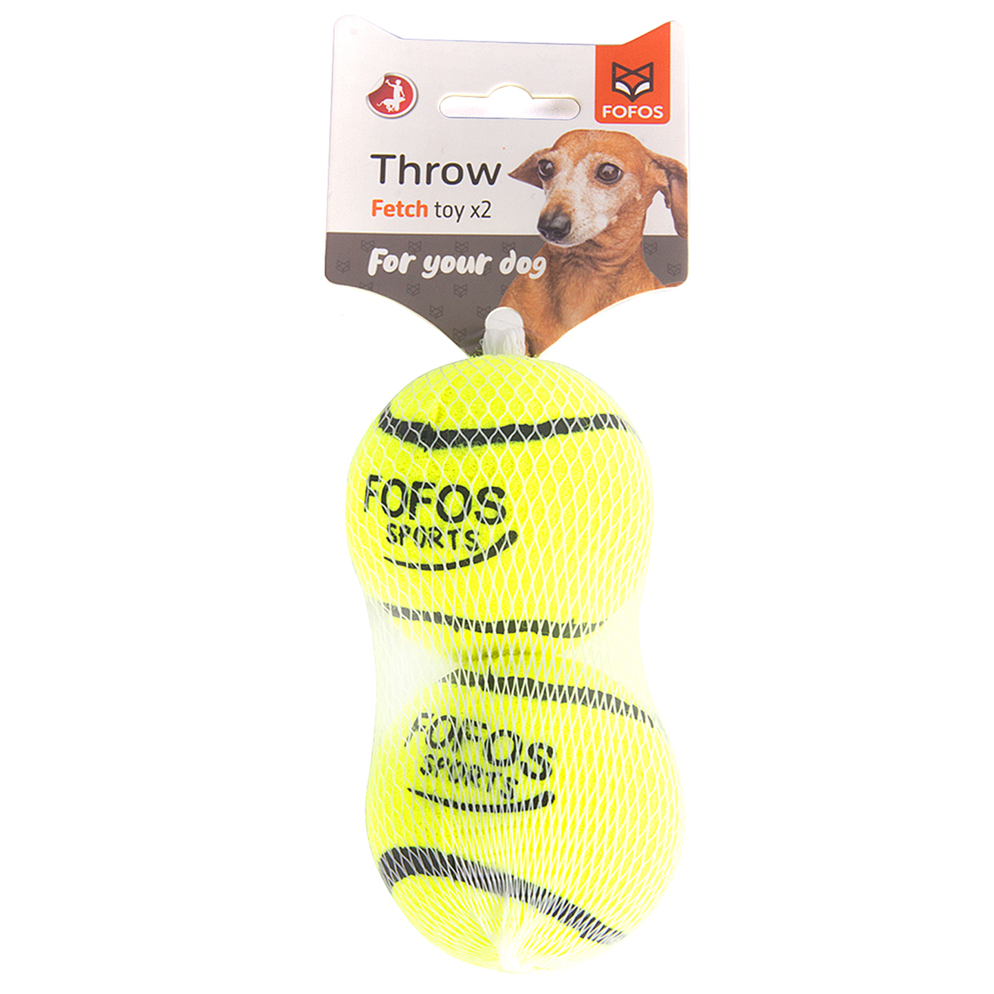 FOFOS Sports Fetch Ball 2pk