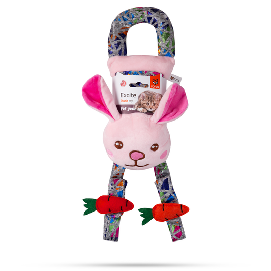 FOFOS Blocky Meow Door Hanger Rabbit