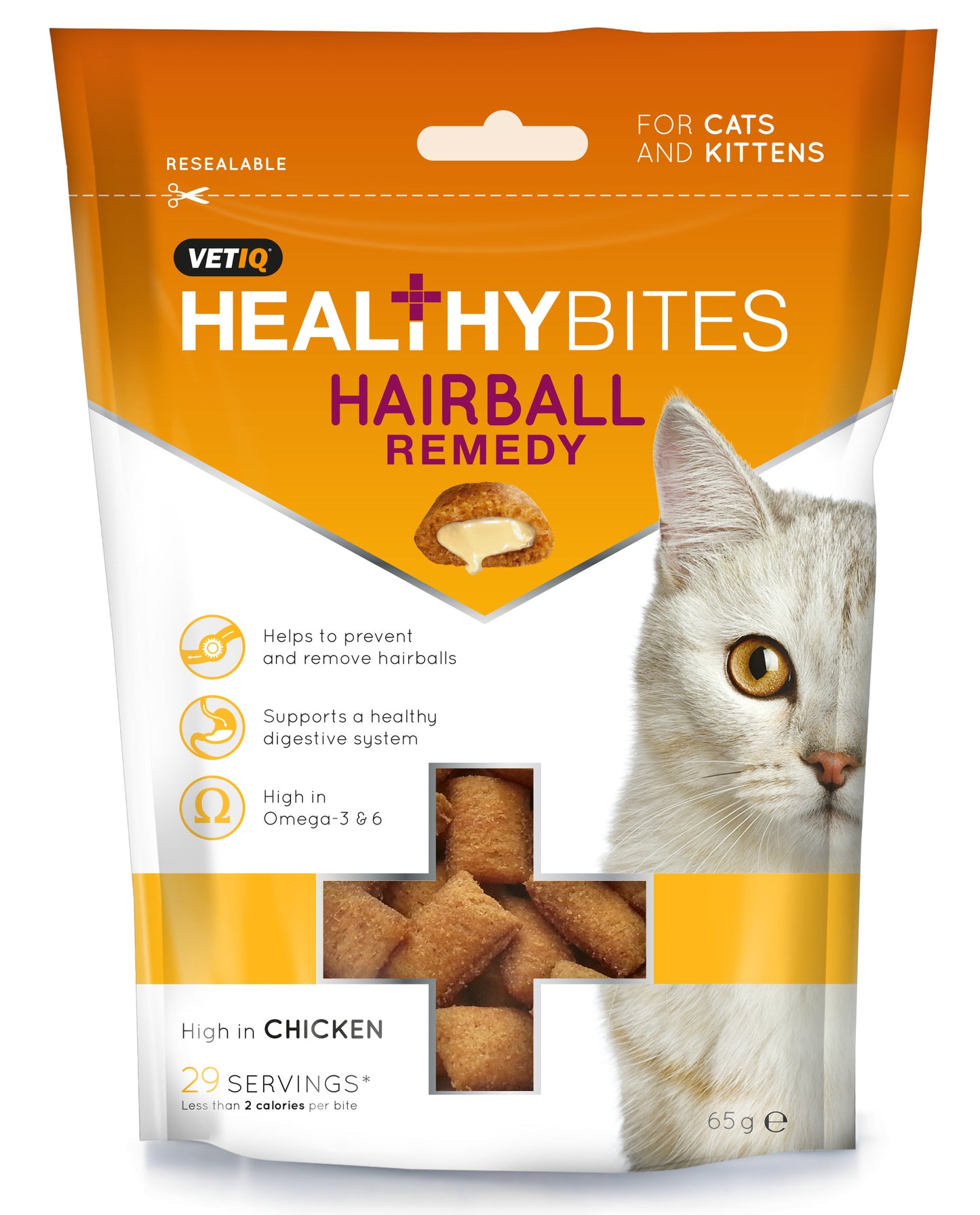 Healthy Bites Hairball Remedy For Cats 65g